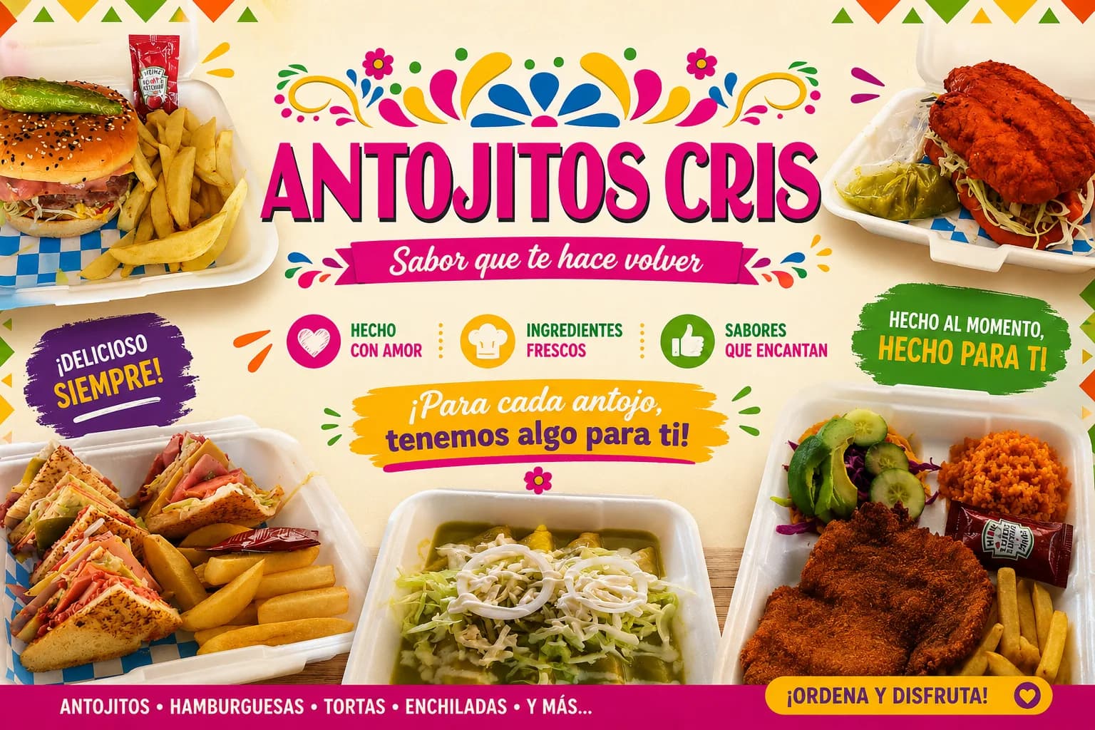 Antojitos Cris - Chilaquiles en Uriangato, Guanajuato